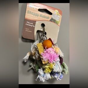 NWT - Bird life shaggy kabob toy